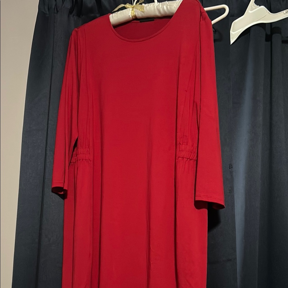 J. Jill Vibrant Red Top